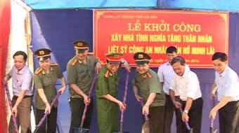 Tri ân liệt sĩ CAND ở Hà Đông