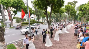  30 cặp đôi tham gia album cưới tập thể