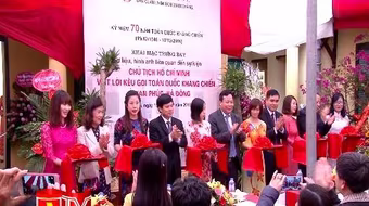 Triển lãm tư liệu, hình ảnh Bác Hồ viết lời kêu gọi toàn quốc kháng chiến 