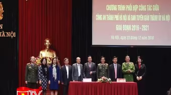 Ký kết công tác phối hợp giữa CATP và Ban Tuyên giáo Thành ủy Hà Nội