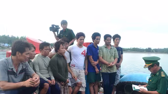 Quảng Ngãi: 11 ngư dân đã được cứu vớt kịp thời