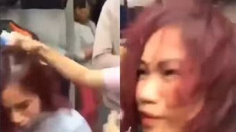 Trộm cắp iPhone 6 ở chợ Ninh Hiệp, cô gái trẻ bị đánh tơi tả