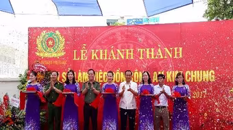 Đồn Công an Kim Chung, huyện Đông Anh có trụ sở làm việc mới 