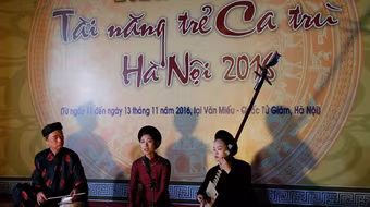 Khai mạc Liên hoan Tài năng trẻ ca trù Hà Nội năm 2016