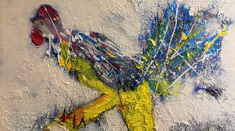 Muôn hình vạn trạng về loài gà trong tranh