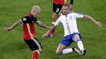Video trận Bỉ 0-2 Italia