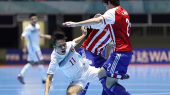 Tuyển Việt Nam thua đậm trận thứ 2 tại World Cup Futsal