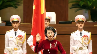 Lễ tuyên thệ của Chủ tịch Quốc hội khóa XIV Nguyễn Thị Kim Ngân