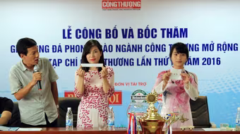 12 đội tranh chức vô địch giải bóng đá cúp Tạp chí Công thương