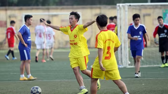 Kết quả, hình ảnh lượt trận đầu tiên giải bóng đá học sinh THPT Hà Nội 2016