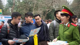 Công bố chỉ tiêu tuyển sinh khối trường Công an ngày 2-3