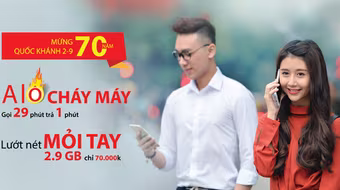 Viettel khuyến mãi: Gọi 29 phút trả tiền 1 phút