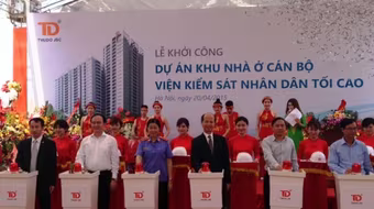 Khởi công khu nhà ở cán bộ Viện Kiểm sát nhân dân Tối cao