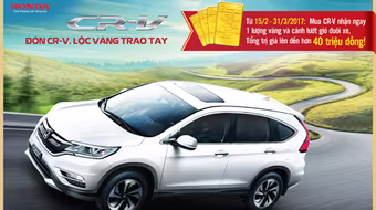 Honda CR--V tham gia "cuộc đua" khuyến mại