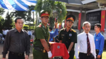Truy điệu, an táng 7 hài cốt liệt sĩ hy sinh trong tổng tiến công Tết Mậu thân 1968