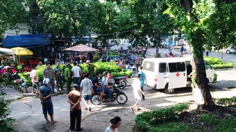 Đi tập thể dục tá hỏa phát hiện thi thể cụ ông trong tư thế treo cổ