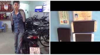 Trinh sát đặc nhiệm truy đuổi 5km, bắt kẻ cướp giật trên phố TP.HCM