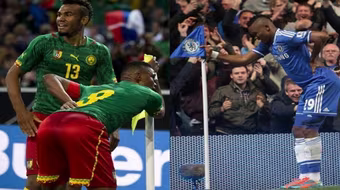 Eto’o lại ăn mừng bàn thắng theo kiểu “ông già”