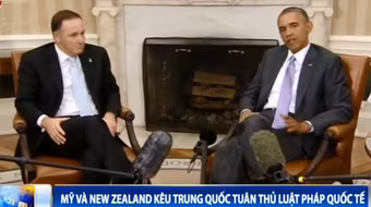 Mỹ và New Zealand kêu gọi Trung Quốc tuân thủ luật pháp quốc tế
