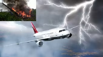 Sét đánh tan máy bay làm 4 người thiệt mạng