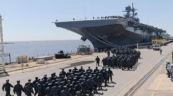 Tàu đổ bộ tấn công số 1 thế giới LHA-6 America gia nhập hải quân Mỹ