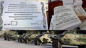 Kiev nổ súng vào Slavyansk ngay trước giờ trưng cầu dân ý