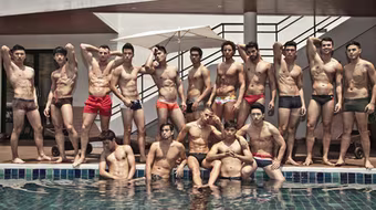 Thí sinh Mister Globol khoe hình thể đẹp