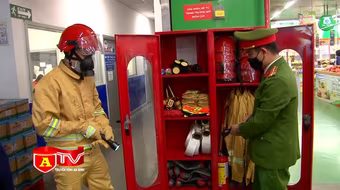 Phòng ngừa cháy, nổ tại siêu thị, trung tâm thương mại dịp Tết