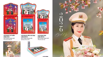 Khai trương phát hành Lịch Công an nhân dân năm 2026