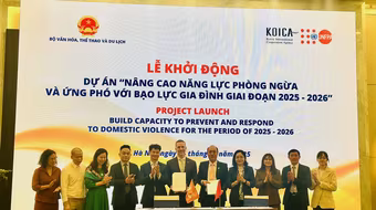 Bộ VHTTDL: Khởi động dự án nâng cao năng lực phòng ngừa và ứng phó với bạo lực gia đình