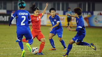 Tuyển nữ bị truất ngôi, bóng đá Việt Nam trắng tay tại SEA Games 27