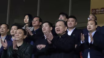 Bộ trưởng Tô Lâm dự khán, cổ vũ CLB Công an Hà Nội so tài Viettel FC