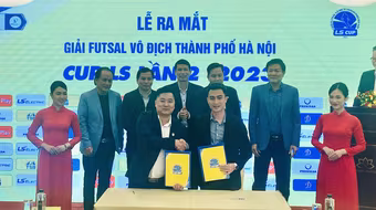 8 đội tranh tài giải futsal lớn nhất Hà Nội