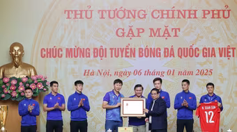 Thủ tướng Phạm Minh Chính: "Hương vị chiến thắng còn mãi, nhưng bóng đá Việt Nam phải vô địch châu Á và dự World Cup"