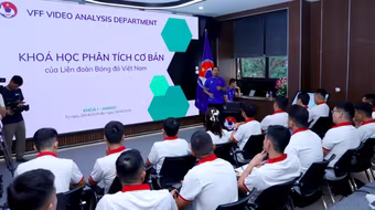 Bóng đá Việt Nam tận dụng AI trong phân tích chiến thuật