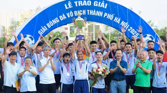 Hoài Đức vô địch giải bóng đá toàn thành phố Hà Nội
