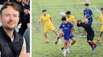 Chuyên gia Hà Lan ấn tượng với 1 cầu thủ giải bóng đá học sinh