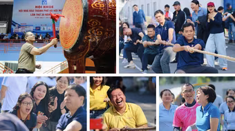 Ngày hội thể thao tràn ngập tiếng cười của những người làm báo Thủ đô