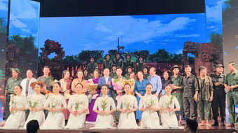 Vở chèo "Mưa đỏ" tái hiện cuộc chiến đấu bảo vệ Thành cổ Quảng Trị 