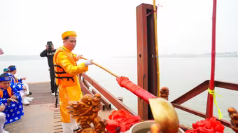 Lễ hội truyền thống Đình Nhật Tân cầu cho mưa thuận gió hòa