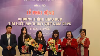 Phát động chương trình "Tìm hiểu mỹ thuật Việt Nam trực tuyến năm 2025"