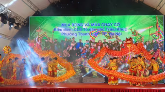 Biểu diễn múa cổ Thăng Long - Hà Nội lần thứ 2 năm 2025