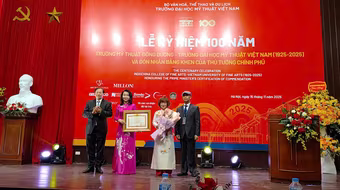 Kỷ niệm 100 năm thành lập trường Đại học Mỹ thuật Việt Nam