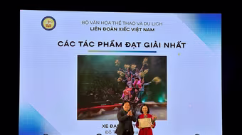 "Xe đạp tập thể" đoạt giải Nhất cuộc thi Ảnh nghệ thuật xiếc 2025