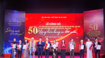 Vinh danh 50 tác phẩm văn học nghệ thuật xuất sắc sau ngày đất nước thống nhất