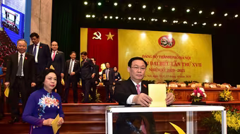 Danh sách 63 đại biểu Đảng bộ thành phố Hà Nội dự Đại hội Đảng toàn quốc lần thứ XIII