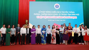 Nhiều hoa hậu, cầu thủ, diễn viên, tiktoker, KOLs... tham gia chiến dịch truyền thông phòng Covid-19