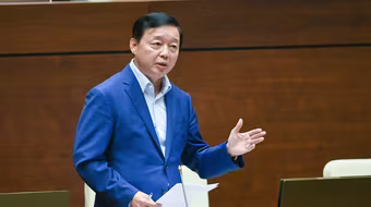 Bộ trưởng Trần Hồng Hà mong ĐBQH “hiến kế" lượng hoá các tiêu chí thu hồi đất, bồi thường…