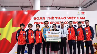 Herbalife Việt Nam thưởng nóng vận động viên đạt Huy chương Vàng tại SEA Games 32