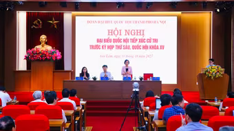 Cử tri Hà Nội kiến nghị xây cầu Giang Biên, cầu Ngọc Hồi và cầu Mễ Sở…